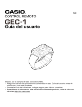 Casio GEC-1 Manual de usuario