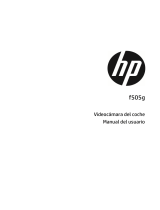 HP f505g Car Camcorder Manual de usuario