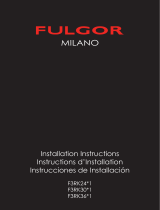 Fulgor Milano F3RK24B1 Guía de instalación