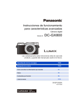 Panasonic DC-GX800 Instrucciones de operación