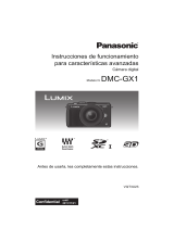 Panasonic DMCGX1EC Instrucciones de operación