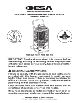 Desa Gas Heater 125-RN Manual de usuario