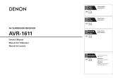 Denon Home Theater System AVR-1611 Manual de usuario