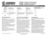 Campbell Hausfeld Air Compressor FP2028 Manual de usuario