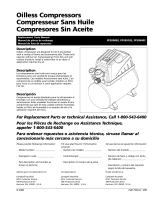 Campbell Hausfeld Air Compressor FP209102 Manual de usuario
