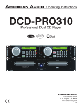 American Audio CD Player DCD-PRO310 Manual de usuario