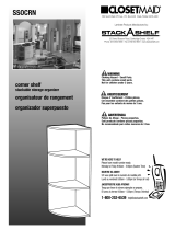 Closet Maid stackAshelf SSOCRN Manual de usuario