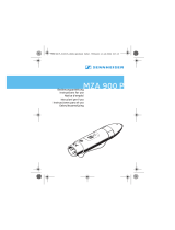 Sennheiser Stereo Amplifier MZA 900 P Manual de usuario