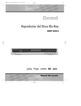 Sherwood BDP-6003 Manual de usuario