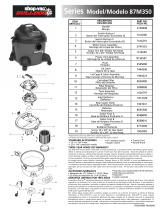 Shop-Vac Vacuum Cleaner 87m350 Manual de usuario