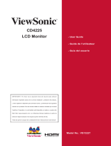 ViewSonic CD4225 Manual de usuario