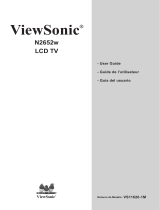 ViewSonic N2652W Manual de usuario