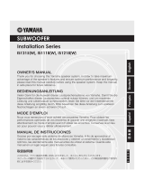 Yamaha Speaker IS1118(W) Manual de usuario