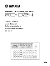 Yamaha Universal Remote RC-D24 Manual de usuario