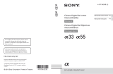 Sony SLT-A33 Manual de usuario