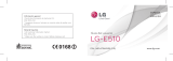 LG LGE510.AMYSBK Manual de usuario
