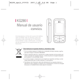 LG KG290 Manual de usuario