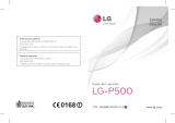 LG Série LGP500.AORWBK Manual de usuario