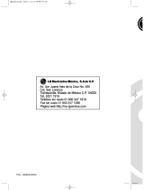 LG WF-T1401TP El manual del propietario
