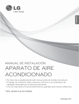 LG AMNC09GDBW0.ANCBLAT Guía de instalación
