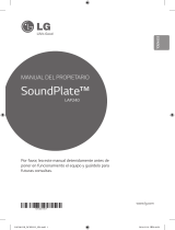 LG SoundPlate LAP240 Manual de usuario