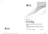 LG GT540G Manual de usuario