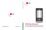LG KF755D.ATCLBK Manual de usuario