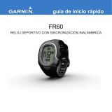 Garmin FR60 Guía de inicio rápido
