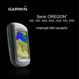 Garmin Oregon 550t Manual de usuario