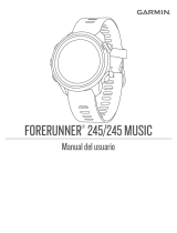 Garmin Forerunner 245 Music Manual de usuario