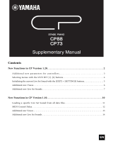 Yamaha CP88 Manual de usuario