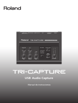 Roland TRI-Capture El manual del propietario