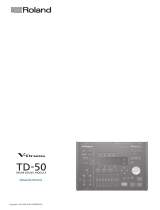 Roland TD-50K Manual de usuario