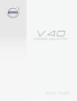 Volvo V40 Cross Country Guía de inicio rápido