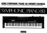 Korg SYMPHONIC PIANO 80 El manual del propietario