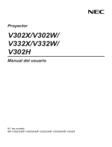 NEC V302W El manual del propietario