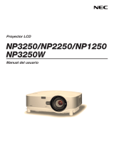 NEC NP2250 El manual del propietario