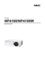NEC NP4100 El manual del propietario