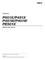 NEC P451W El manual del propietario