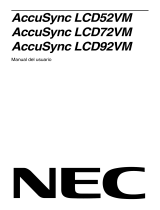 NEC AccuSync® LCD92VM El manual del propietario