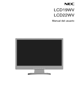NEC LCD19WV El manual del propietario