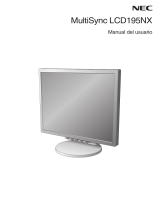 NEC MultiSync® LCD195NX El manual del propietario