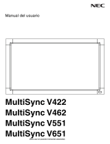 NEC MultiSync® V422 El manual del propietario