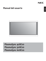 NEC PlasmaSync® 60XC10 El manual del propietario