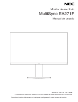 NEC MultiSync EA231WU El manual del propietario
