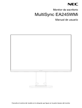 NEC MultiSync EA245WMi El manual del propietario