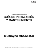 NEC MDC551C8 El manual del propietario