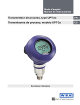 WIKA UPT-20 tag:model:UPT-21 Instrucciones de operación
