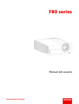 Barco F80-4K12 Guía del usuario