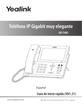 Yealink SIP-T48S Guía de inicio rápido